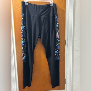 Charlies Project Black Leggings - TC 16-22 Disney themed